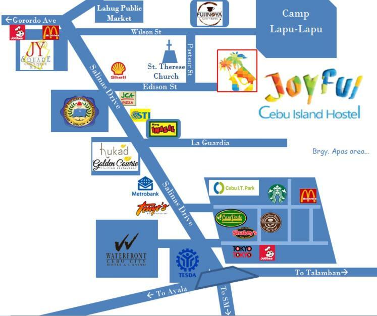 Joyful Island Hostel - Cebu City Exteriör bild